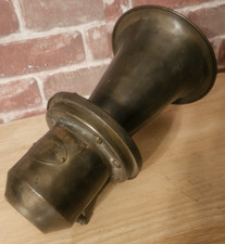 VINTAGE THE DEWITT AUTO HORN CO. ELECTRIC CAR HORN BRASS? picture