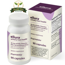 Ellura 36mg Cranberry Capsules 90ct –Urinary Tract Health Supplement picture