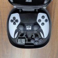 Sony PS5 DualSense Edge Wireless Controller CFI-ZCP1 White with Case Cable Caps picture