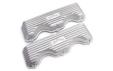 EDELBROCK Valve Cover Kit Classic Finned for Chevy 348-409- 41409 picture