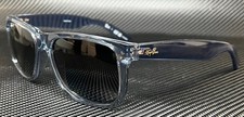 RAY BAN RB4165 6596T3 Transparent Blue Grey Polarized Men's 55 mm Sunglasses picture