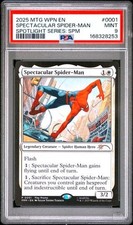 2025 MTG WPN EN #0001 Spectacular Spider-Man Spotlight Series SPM Promo : PSA 9 picture