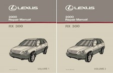 2000 Lexus RX 300 Factory Shop Service Manual picture