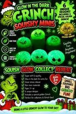 24pc Box - Glow in the Dark Mini Grinch, Get the Gold Grinch in this collection picture