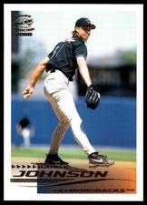 2000 Pacific Crown Collection #16 Randy Johnson Platinum Blue #/67 picture