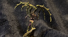 Kerrigan and Omega Worm. Expert paint job. StarCraft the miniatures game. Zerg picture