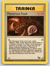 1999 POKEMON FOSSIL MYSTERIOUS FOSSIL 62/62 UNLIMITED C NM A97082 FREE S&H picture