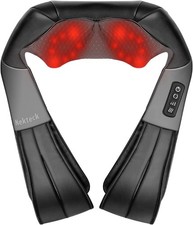 Nekteck Shiatsu Neck Massager with Heat for Pain Relief Deep Tissue LMS-801 Blck picture