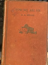 A A Milne / Now We Are Six , 89 Printing-1933,HC picture