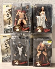 NECA 300 Series 1 Set of 4 King Leonidas, Queen Gorgo, Immortal, Ephialtes NIP picture