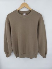 Vintage Jerzees Russell Athletic Crewneck Sweatshirt Earth Tone USA Made Medium picture