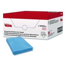 Cascades PRO Tuff-Job Foodservice Towels, 12 x 24, Blue/White, 200/Carton picture