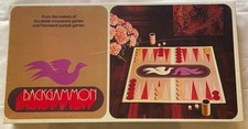 Vintage  1975 Backgammon Board Game Selchow & Righter New Factory SEALED picture