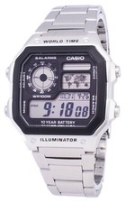 Casio Digital World Time WR100M AE-1200WHD-1AVDF AE-1200WHD-1AV Men's Watch picture