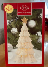 NIB Lenox Christmas Tree Figurine Lights Up Lighted Christmas Holiday Decor picture