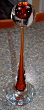 Signed Murano Cenedese Italian Murano Candlestick Art Glass RARE picture