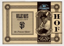 2005 DONRUSS TIMELESS TREASURES #HOF-24 WILLIE MAYS HALL OF FAME SILVER /500 picture