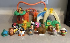 Fisher Price Little People Surprise Sounds Zoo 2007 14 Figures Mixed Lot picture