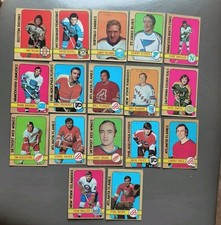 1972-73  O-pee-chee Hockey Cards Lot . 17  Cards picture
