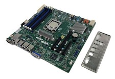 Supermicro X11SSL-F MicroATX Server Motherboard W/ E3-1240 + IO Shield (AN) picture