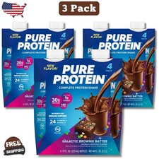 Pure Protein, Galactic Brownie Batter Complete Protein Shake, 30g (3 Pack) picture