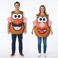 Funny Potato Head Costume Mr. and Mrs. Potato Head Matching Outfit Halloween picture