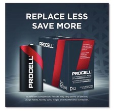 12pc Duracell PROCELL Intense Power PC1300 1.5V D High Performance Alkaline picture