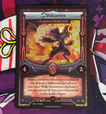 Volcaries - Champion of Hephaestus SST-S02 Stellar Rare Elestrals TCG Sunstrike picture
