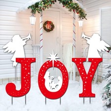 Outdoor Christmas Decorations -Joy Nativity Sets for Christmas Outdoor Xmas N... picture