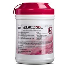 PDI Q89072 Sani-Cloth Plus Large Germicidal Sterilizing Wipes 6