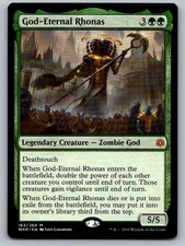 God-Eternal Rhonas 163 Mythic War of the Spark Magic: The Gathering Near Mint picture