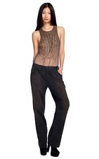 NWT Theyskens' Theory Pive Wilitary Pants Jeans Wide Leg Pants $395, Sz 23 picture
