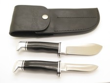 Vintage 1973-80 Buck 117 Trophy Set Fixed Blade 103 116 Hunting Sportsman Knife picture