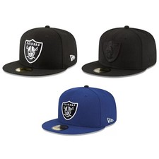 Las Vegas Raiders NFL Authentic New Era 59FIFTY Fitted Hat picture