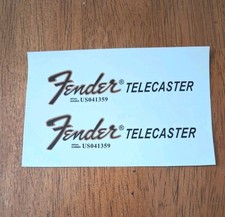 Fender Telecaster  1960's - 1970's Style waterslide decal. Not Pre-Cut picture