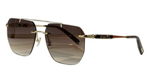 Chopard SCHL53 Rimless Sunglasses Brown Gradient Lens Gold Frame 61mm Men's UV picture