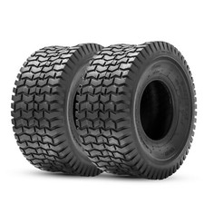 Set 2 15x6.00-6 Lawn Mower Tires 4PR 15x6x6 Turf Saver Lawn Garden Tractor Tyres picture