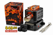 Electric Hookah Shisha Coal Heater Charcoal Burner +Tongs + Charcoal Cubes 1kg picture