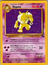 Hypno 23/62 Fossil Rare LP Pokemon TCG picture