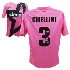 Giorgio Chiellini Signed Juventus FC Away Soccer Jersey #3 with Beckett Witness picture