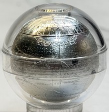 2015 Niue $7 3D Seven New Wonders of The World 7 oz .999 Silver Sphere picture