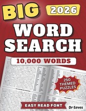 BIG Word Search: Huge 10,000 Word Find for Adults. 250 Themed Puzzles. Unique La picture