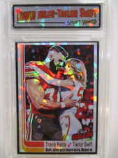 2026 Graded Travis Kelce  & Taylor Swift Kansas City Chiefs SP/500  Refractor rc picture