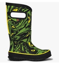 NEW Size 7 Unisex Kids BOGS Rainboots Spooky Print picture