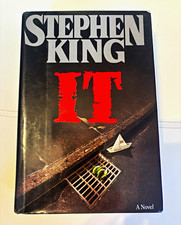Stephen King It 1986 Viking Hardcover Novel 6th Printing w/ Dust Jacket 🎈🤡 picture