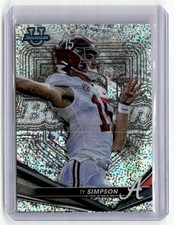 2022-23 Bowman's Best University #59 Ty Simpson Speckle Refractor picture