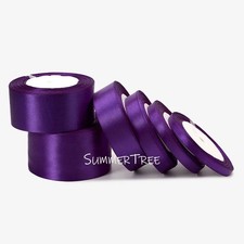 25yards 6mm - 50mm Satin ribbon choose your color picture