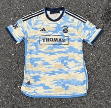 Philadelphia Union Adidas 25/26 Authentic Away Jersey Men Large Jakob Glesnes #5 picture