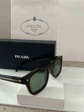 NEW:PRADA B12S Polarized Sunglass Havana Frame/ Green Polar lenses-Never Worn picture