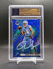 Amon-Ra St. Brown | 2025 Mosiac Blue Scope Auto | Lions | Authentix 10 | S351 picture